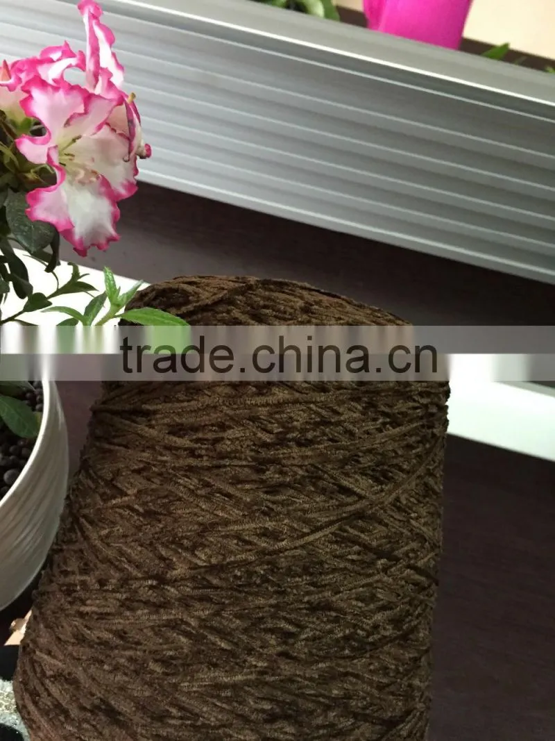 knitting acrylic chenille yarn