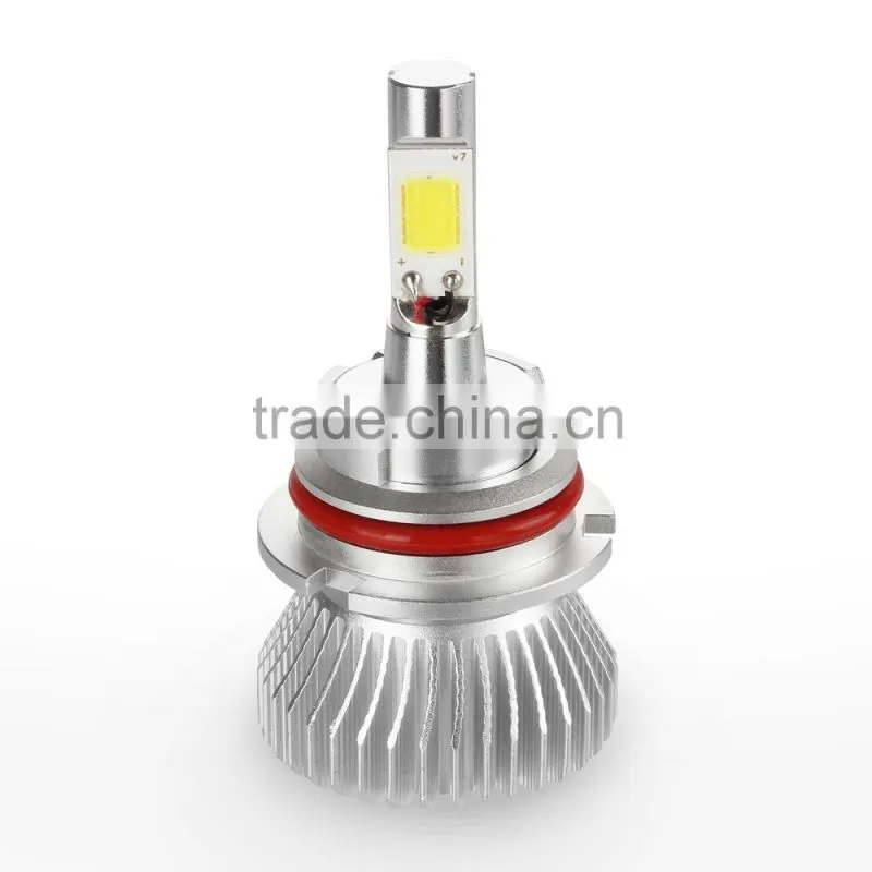 Double sides high low beam car led headlight 28W 2200LM 9004 / 9007