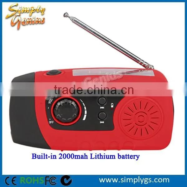 (FBA) OEM hand crank fm radio, hand crank dynamo radio, N29FM solar radio fm