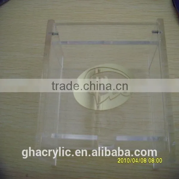 GH-RZ603 customized acrylic racks for office ,customized acrylic box for pen