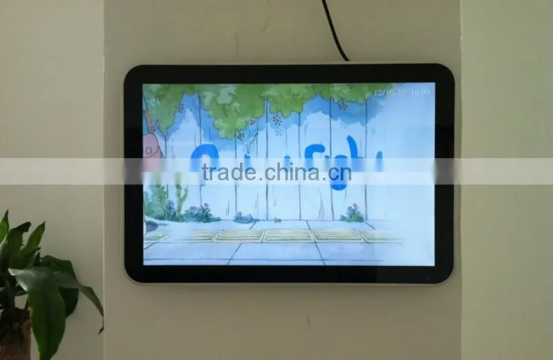 21.5 inch wall mount lcd advertising player with 3g module wifi module