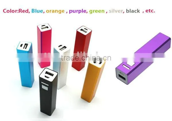 Portable Small Multi- Color 1800mAh Power Bank External Battery Charger USB