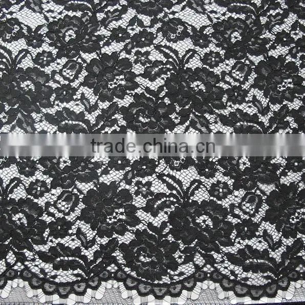custom new arrival green metallic beaded stretch polyester sequined lace fabric for wedding dress garment