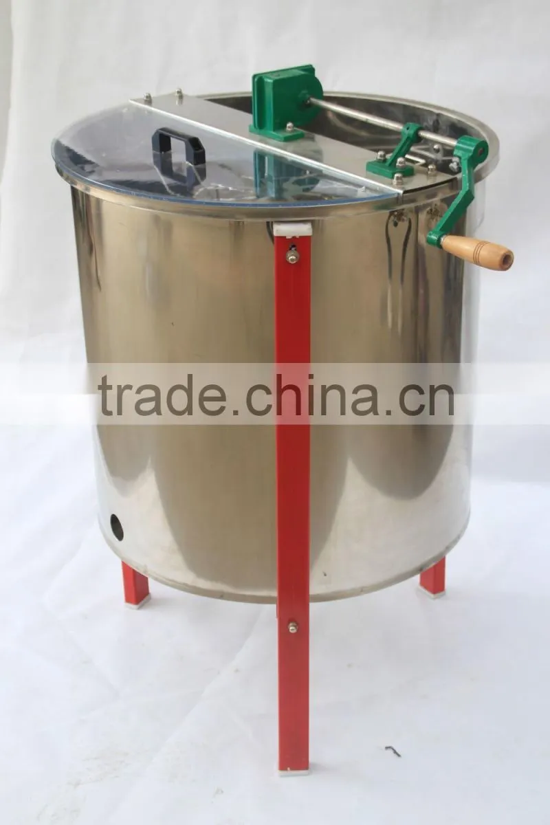 Hot sale 8 frame manual stainless steel honey extractor beekeeping equipments 2 3 4 6 8 12 24 frame honey extractor