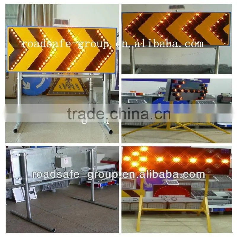 Solar Traffic Warning Sign with super brightness led