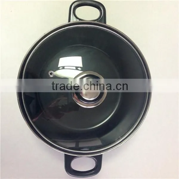 non stick carbon steel cookware set stockpot soup pan