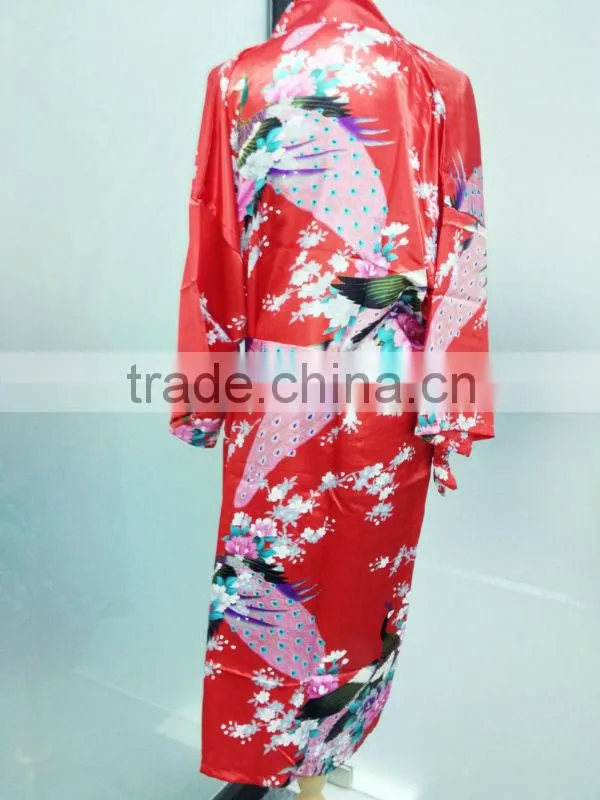 NEW Women Silk Satin Pajama Sleepwear Short Night Gown Robe Lady Dress Colorful