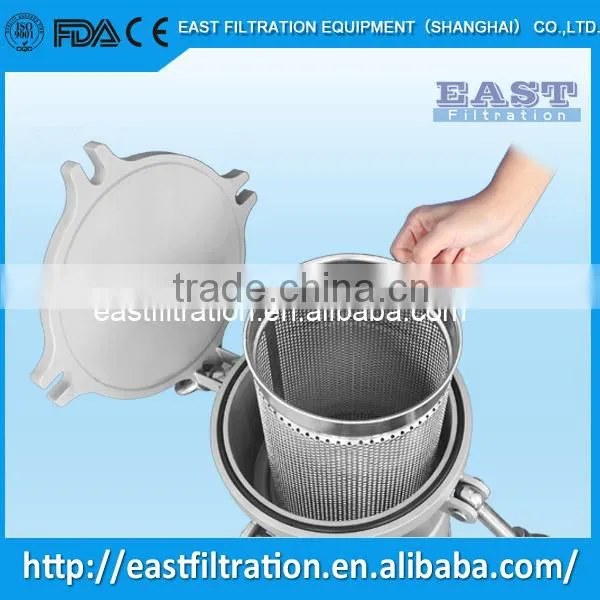 Stainless Steel clear water filter housing for water filter machine