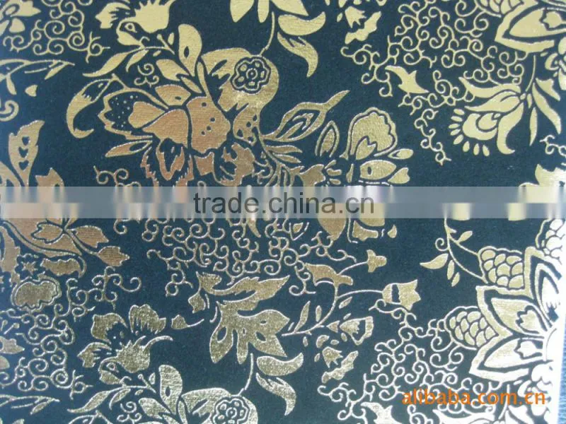knitted polyester print flock fabric for upholstery