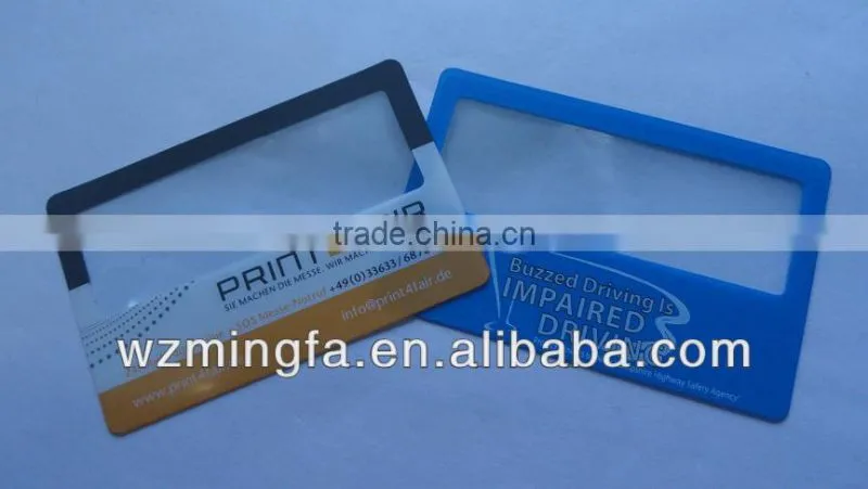 magnifier glass for printing , size 85x55mm