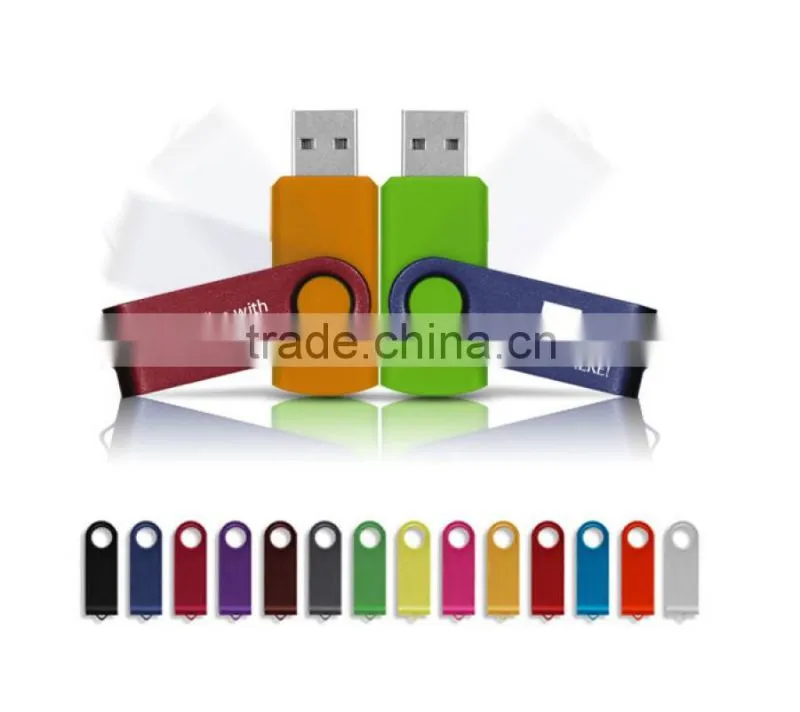 Best selle usb drive Business gift Swivel usb memory Plastic usb memory sticks