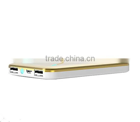 FCC/CE/ROHS 8000mAh certificates Polymer Power banks for smartphones/tablet