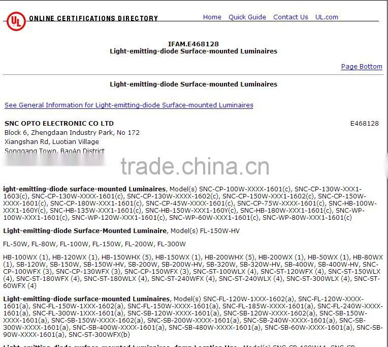 UL cUL DLC list roadway lighting 150w modular design led shoebox light by china manufacturer