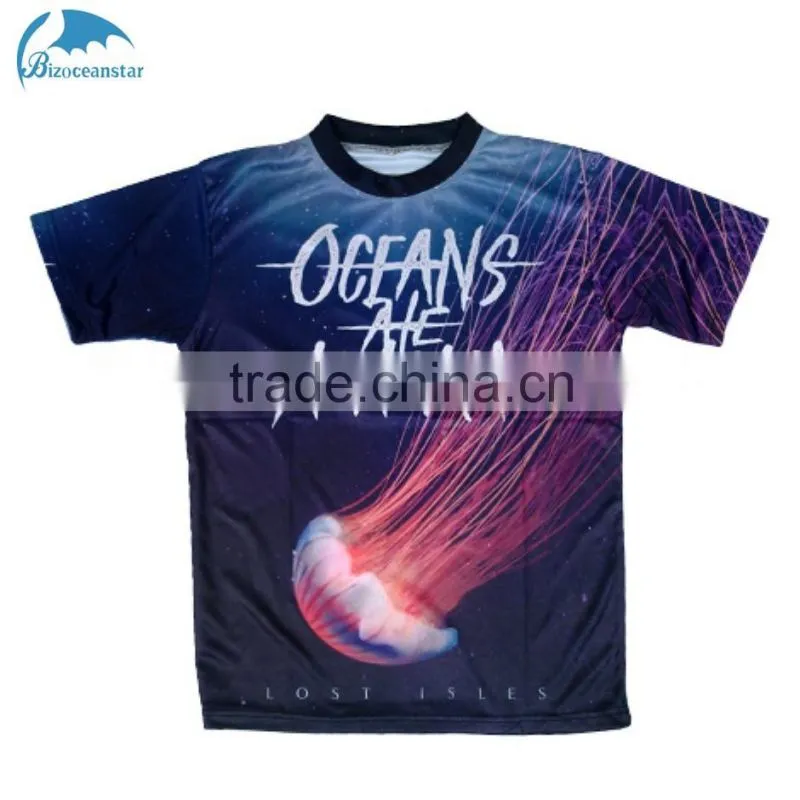 2016 Custom Sublimation Printing Dry fit 3D Baseball T shirt/Soccer Jersey