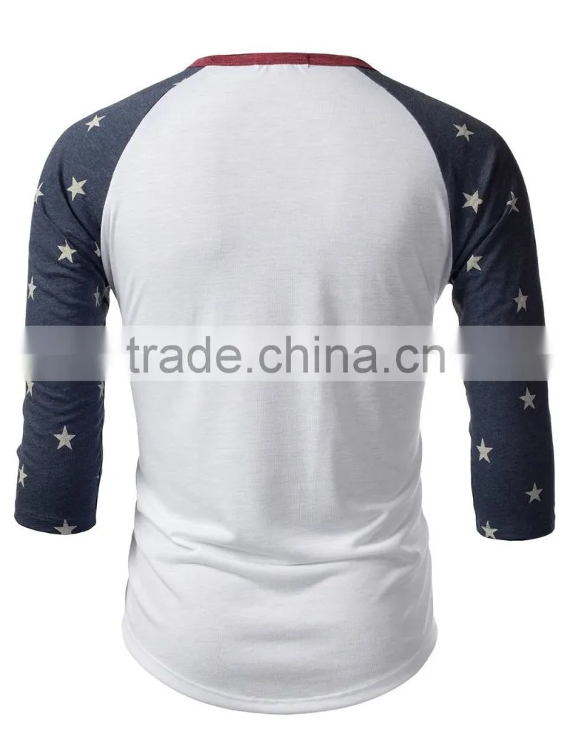 Cotton T-shirt High Quality Custom making Reglan Slleve