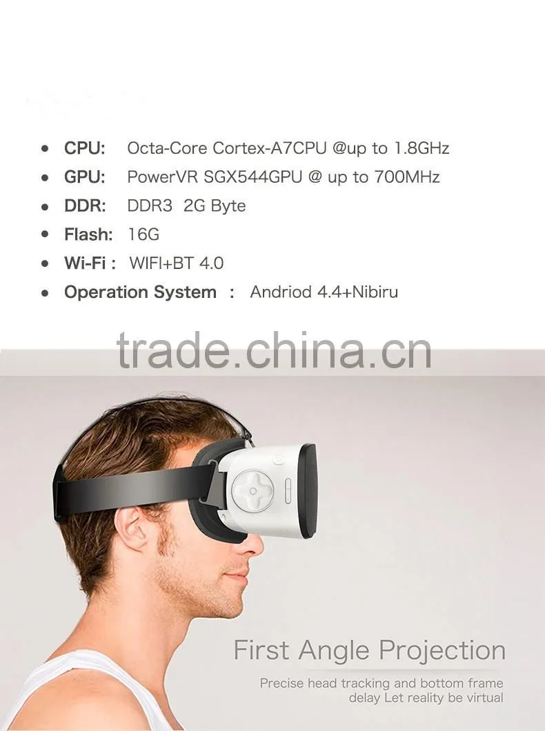 2016 High Quality 3D VR Glasses Virtual Reality Glasses Plastic Google Cardboard