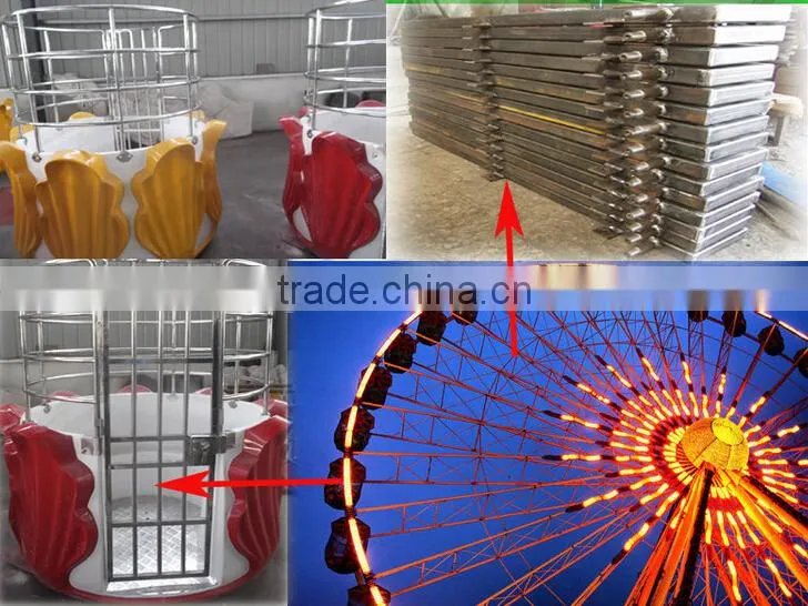 high quality used underground ferris wheel equipment, wheel rolling in hot sale
