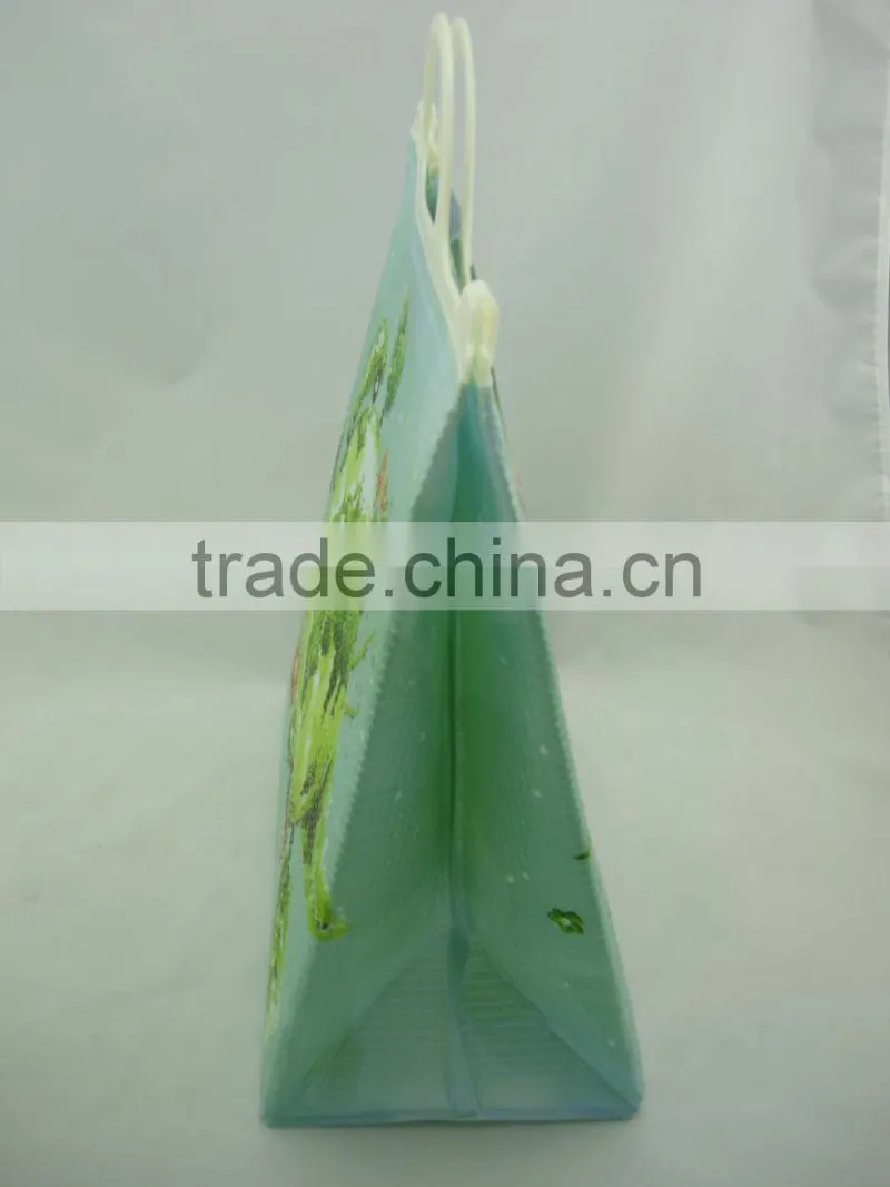 aluminium coating with PE & EPE insulated thermal food carry bag