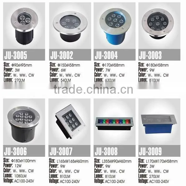 JU-3002 6W led underground lights,led light garden spot lights,led inground lights,LED Garden Lights