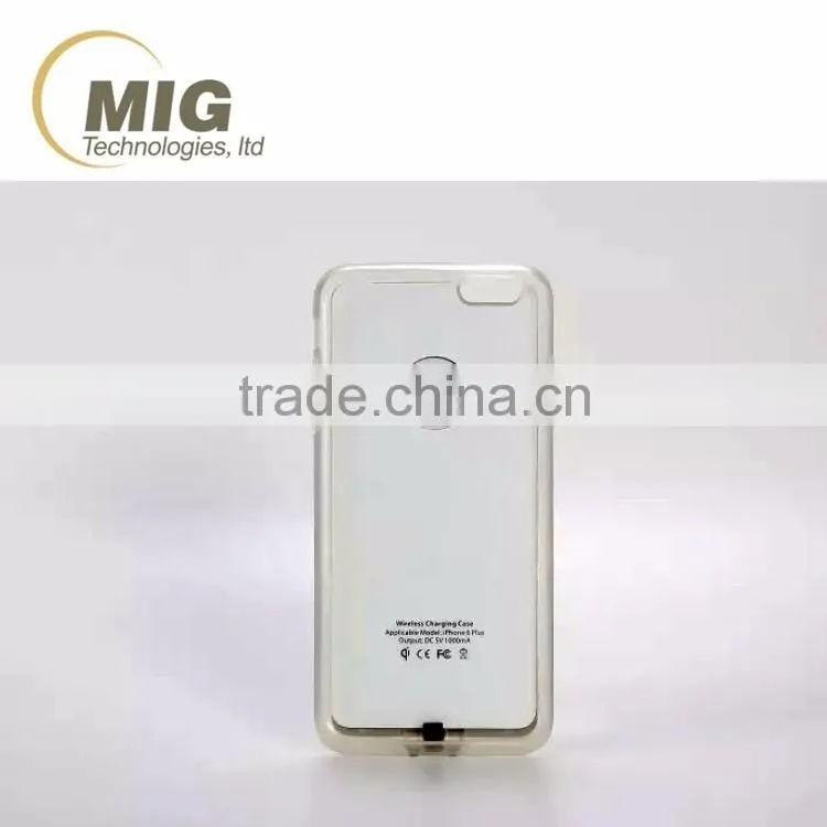 Qi Wireless Charger Receiver case portable charger receiver case for iphone 6/6s plus