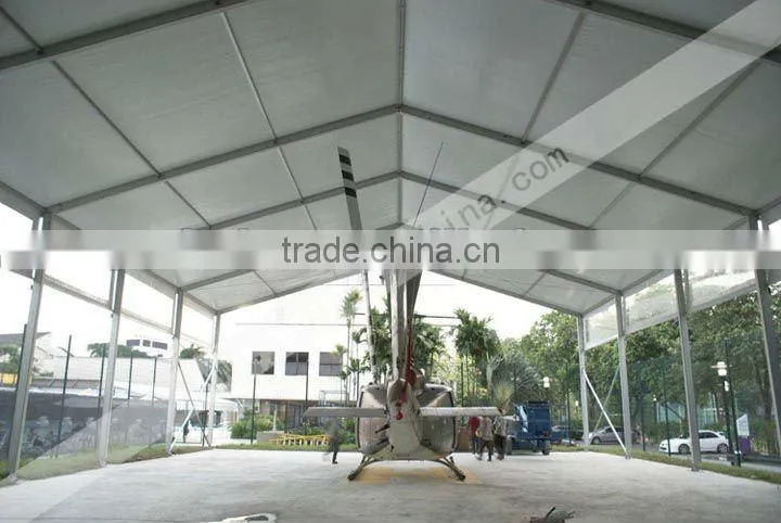 A-shape roofing aircraft shade tent 20*40m