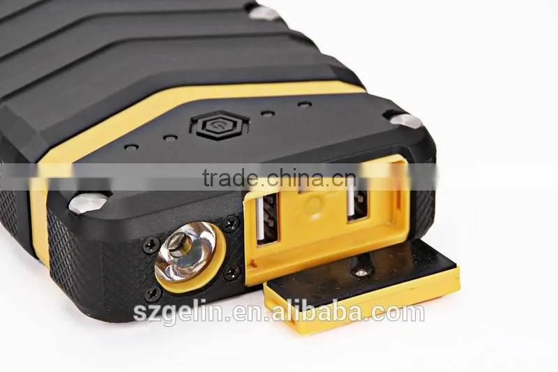 Waterproof power bank 18650 power bank 18000mah