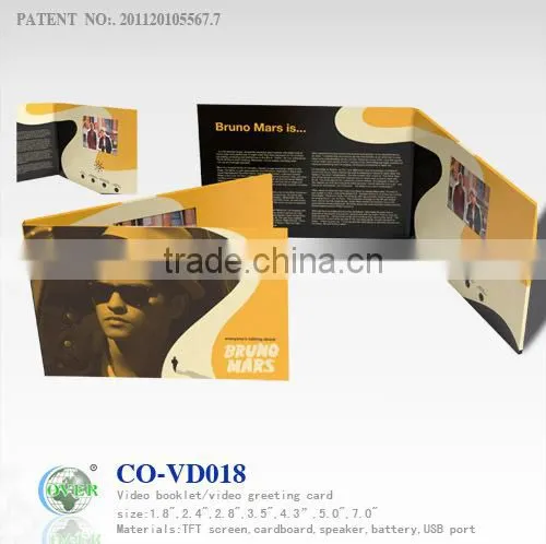 Kindly customer video greeting card for advertising /promotion