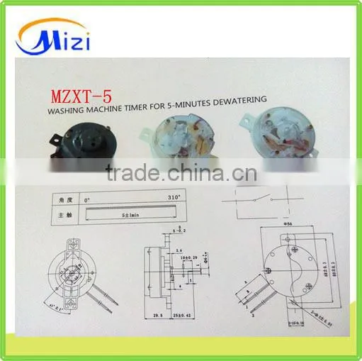Washing Machine Timer For 5min Dewaterring