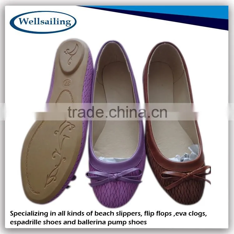 High quality cheap price of folding ballerina shoe