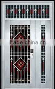 New design stainless steel door,mother-son series security door