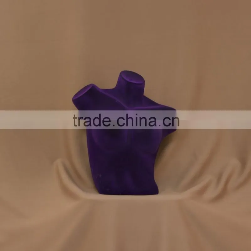 Sexy lady bust flocking senior mannequin for tailor