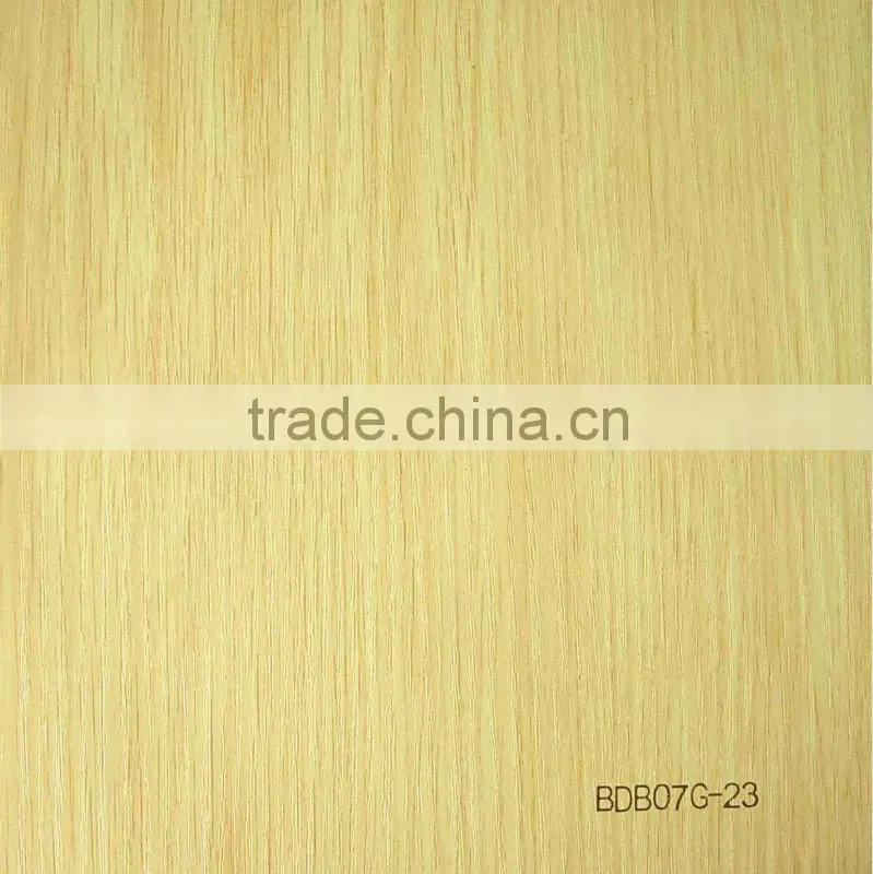 Wood grain pvc decorative design door sheet