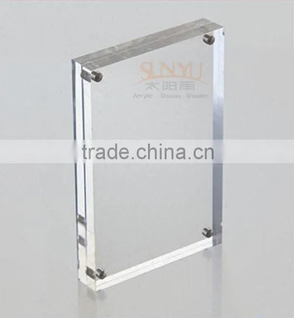 Professional acrylic decorative frame handmade photo frame 2014 for sale