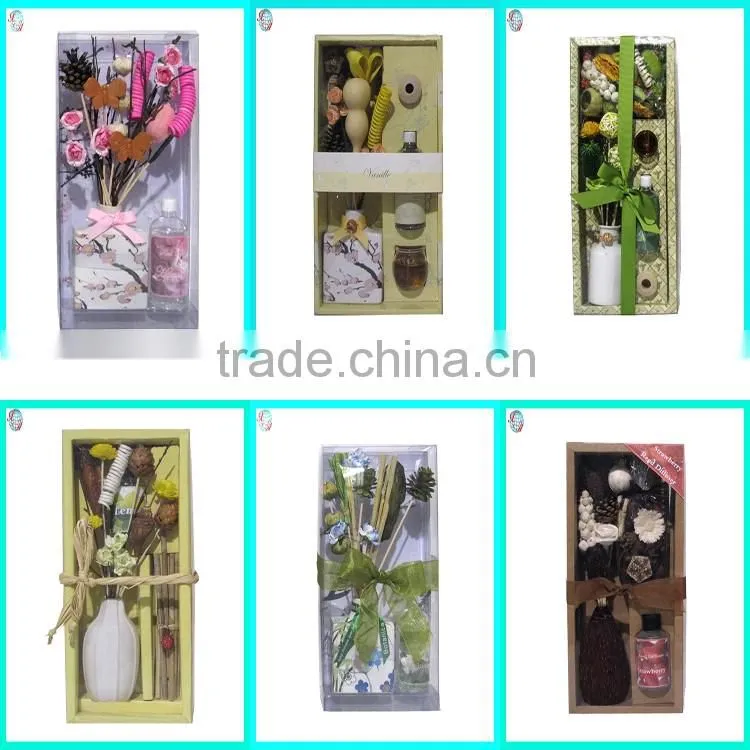 Potpourri Ceramic Rose Flower Reed Diffuser