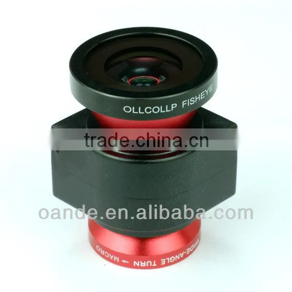aluminum magnetic 3 in 1 camera lens for smartphone shutter