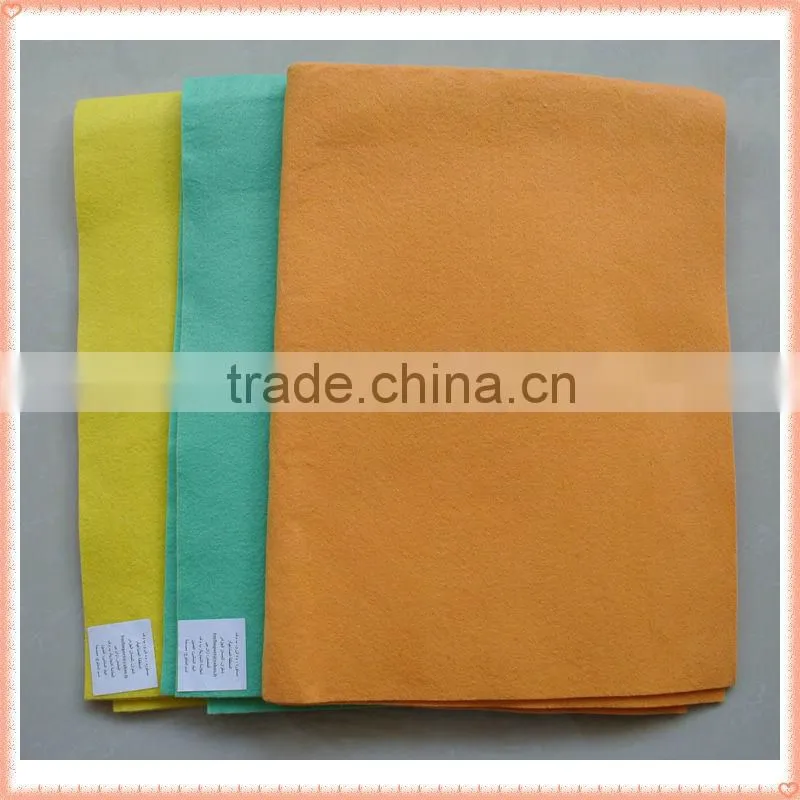 Needle punched non-woven fabric car cleaning cloth super absorbent (70%viscose, 30%polyester)