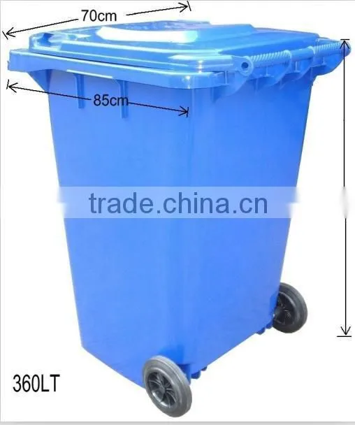 50L-1100L OEM With EN840 Outdoor plastic Wheelie bin/Garbage Bins for Europe