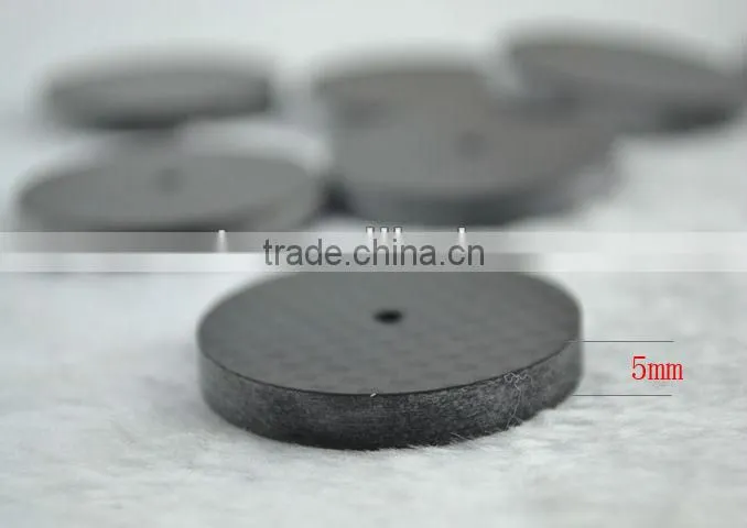 Carbon Fiber Speaker Spike Pad Base Stand Protective Black Gray