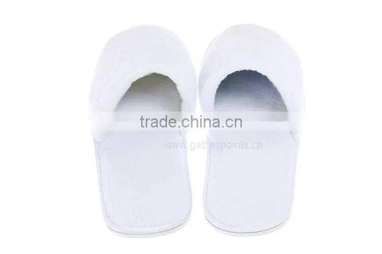 White towel cloth house indoor hotel slippers