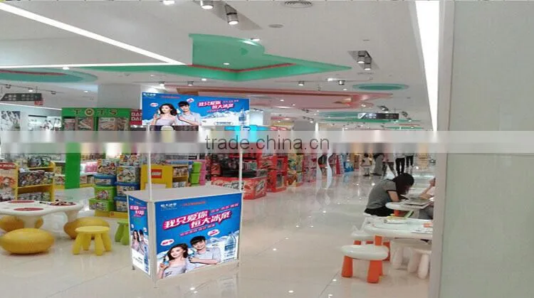 PVC/Plastic Pop Up Exhibition Display Table In China