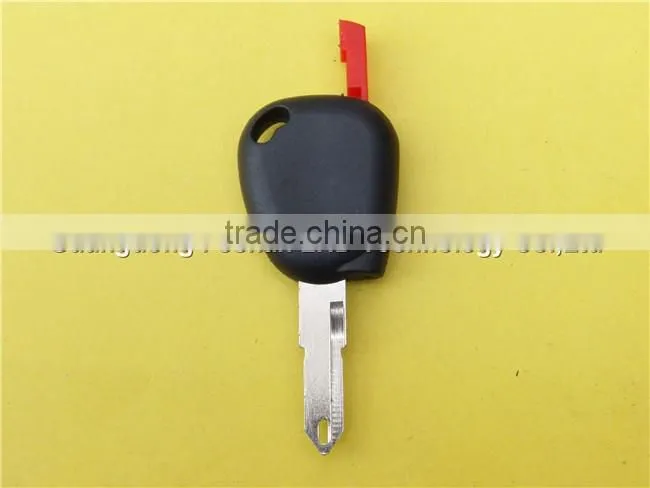 Replacement One Button Remote Key Fob Blank for RENAULT with light and red plug