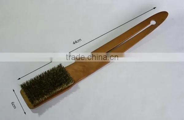 High quality natural wooden body brush,soft back makeup body brush