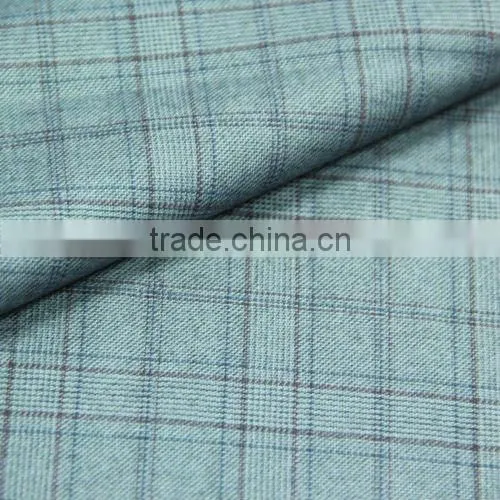 SDL1004488 promotion wool suiting leisure wear check fabric for summer