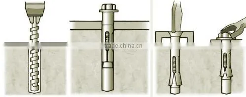 DIN expasion anchor with hex nut manufacture in hebei handan yongnian