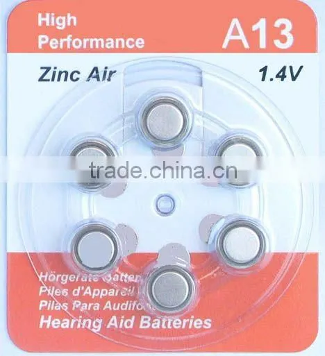Powerone hearing aid battery A13 A10 A312 A675