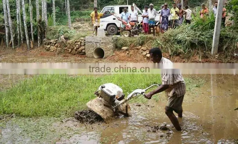 China Tennma machinery agrikola tractor rotary plow used in rice paddy soil mixer for sale