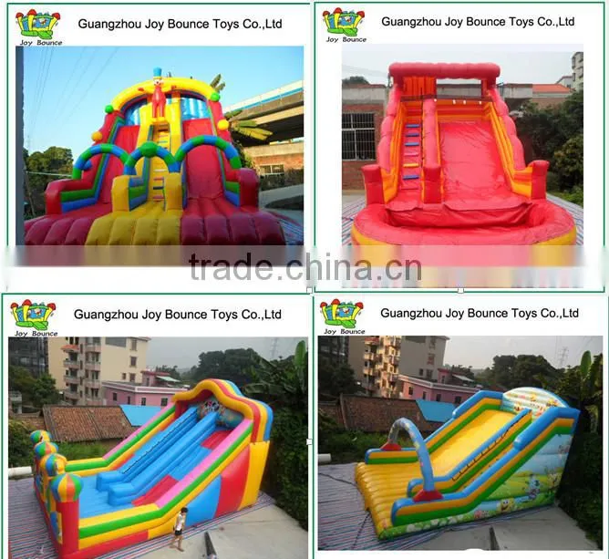 buy professional cheap clown inflatable slide,giant adult inflatable slide