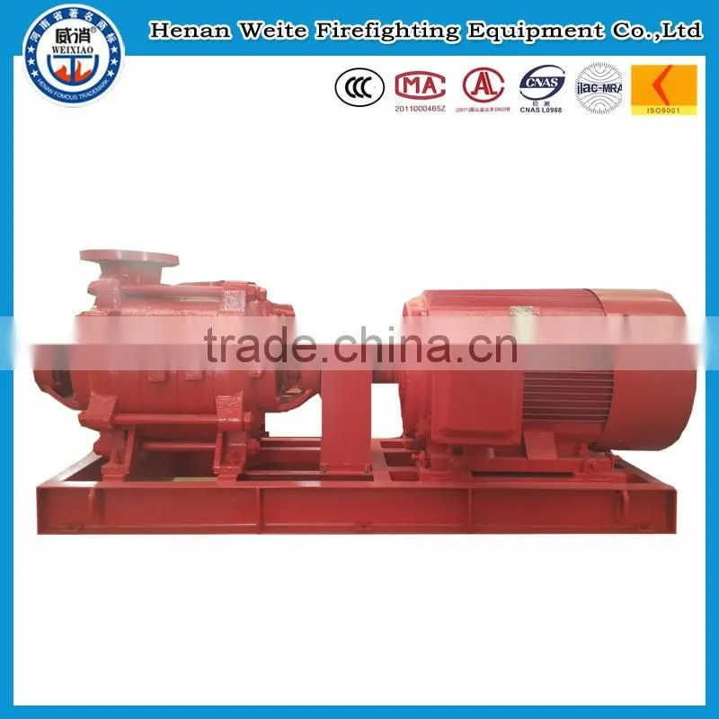 Speed 1480Kw Weite Fire Fighting Pump set used to gas station fire and rescue equipment Fire Pump
