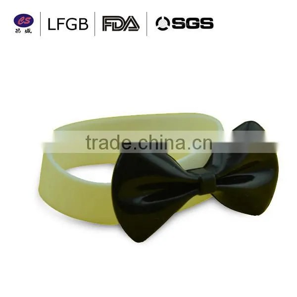 Food grade silicone wristbands/silicone wristband silicone bracelet/promotional gifts for lovely girls