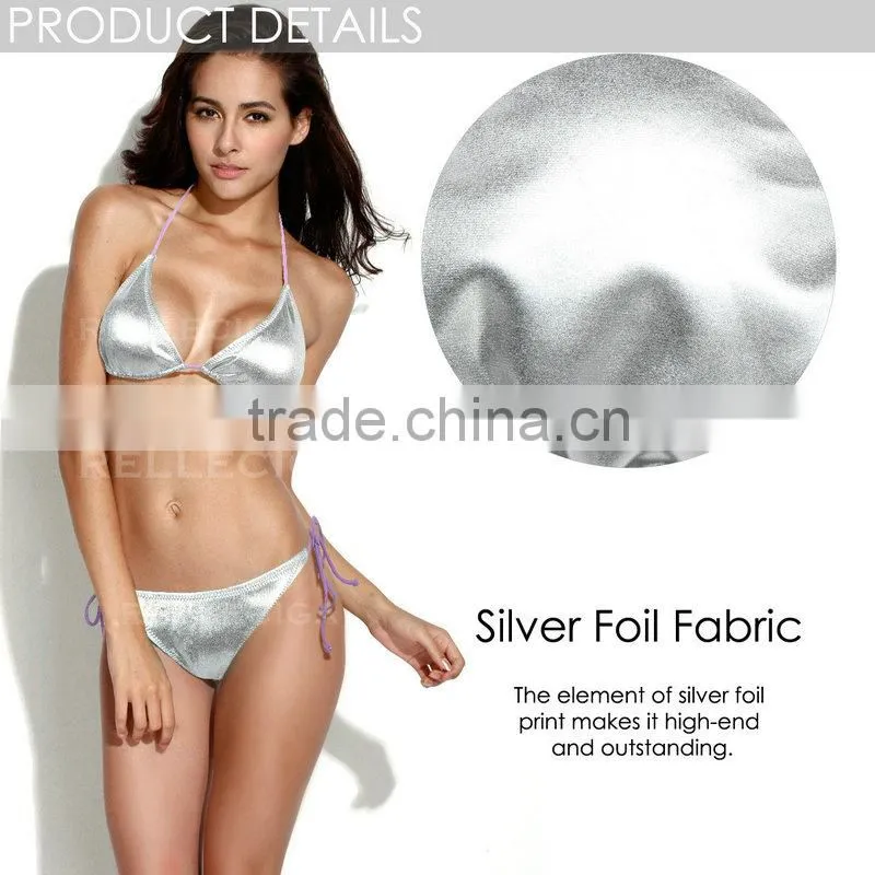 RELLECIGA 2014 Cherry Collection - Triangle Top & Sexy Brazilian Cut Butt Tied Swimsuit Skimpy Bikini